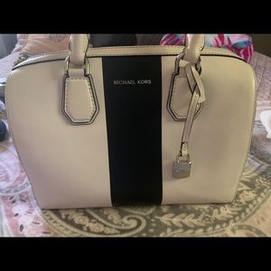Michael Kors Center stripe Mercer bag